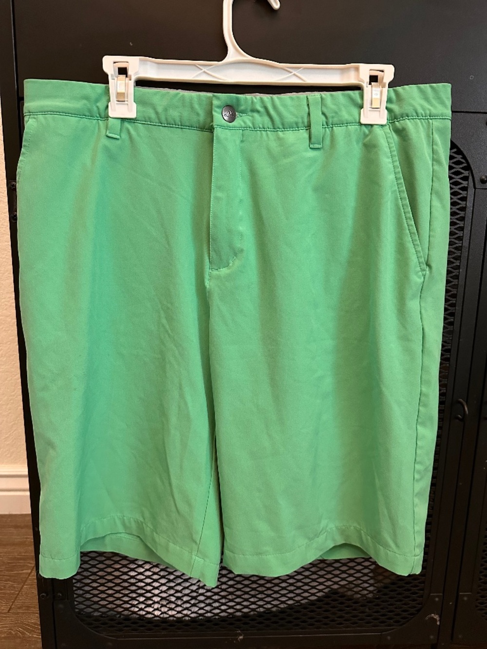 Green Adidas Golf Shorts Size 36